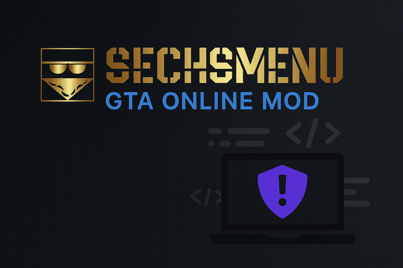 SechsMenu GTA Online mod interface showing protection features and gameplay enhancement options
