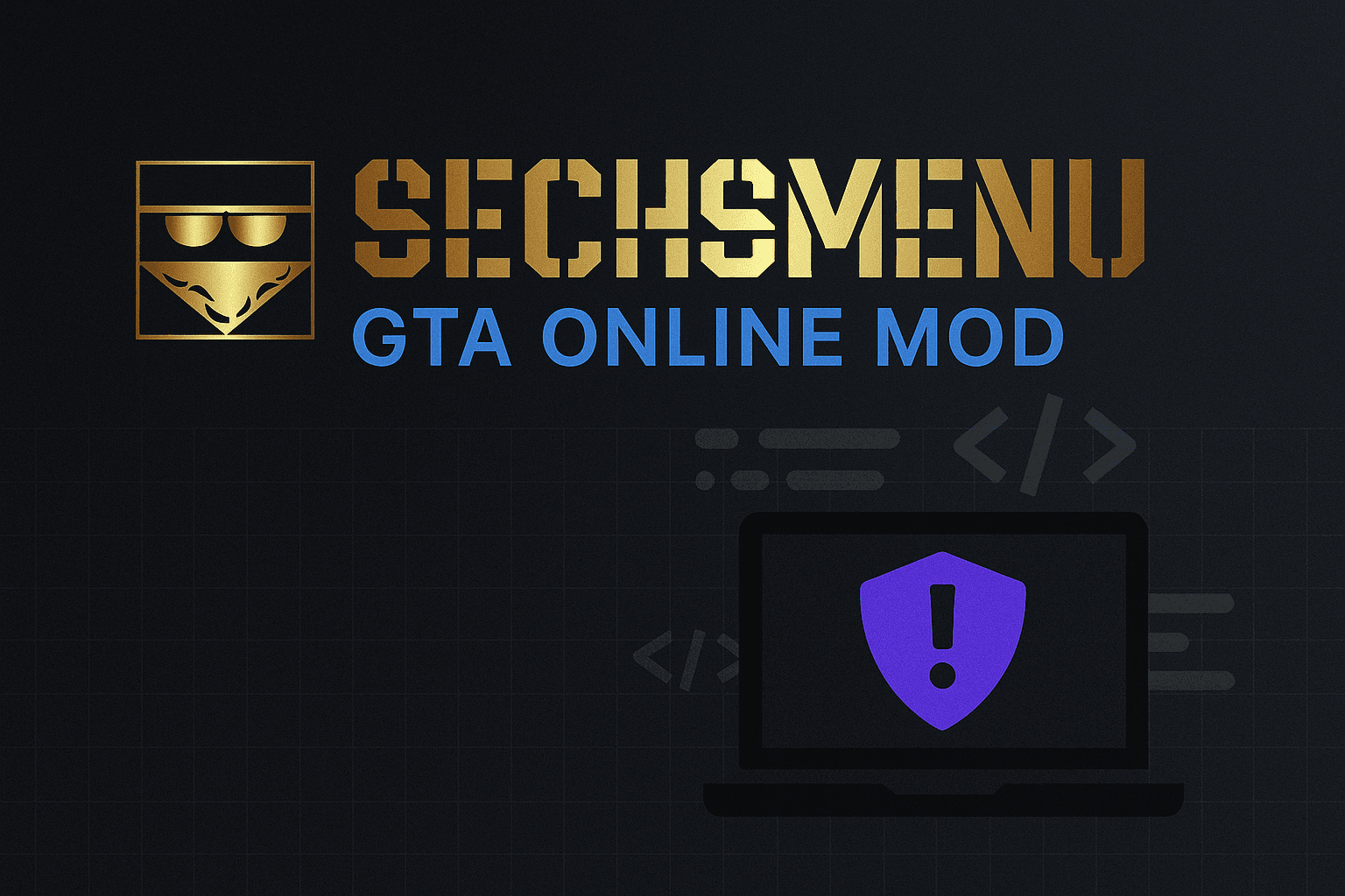 SechsMenu GTA Online mod interface showing protection features and gameplay enhancement options